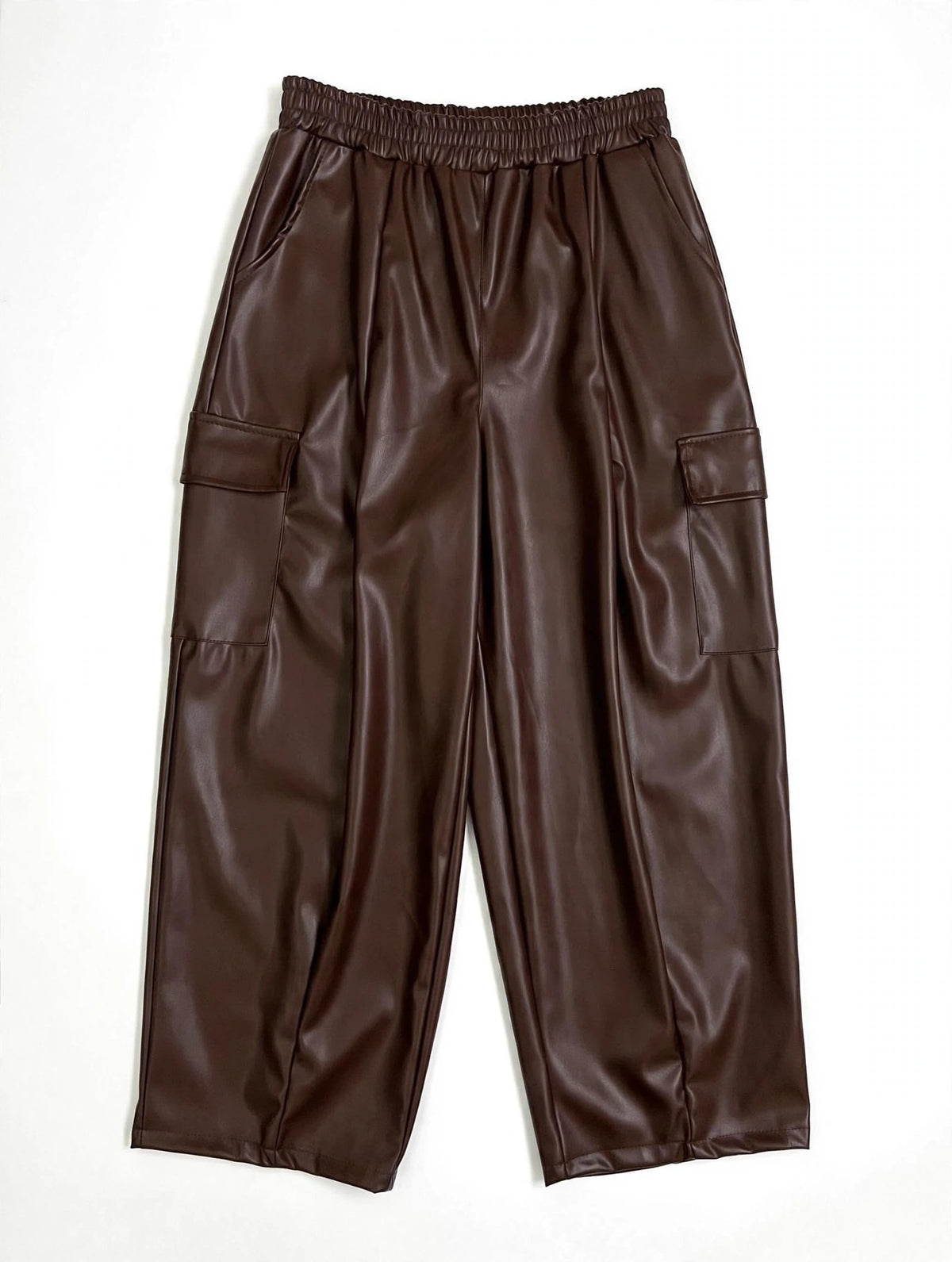 Pantalone Cargo in Ecopelle