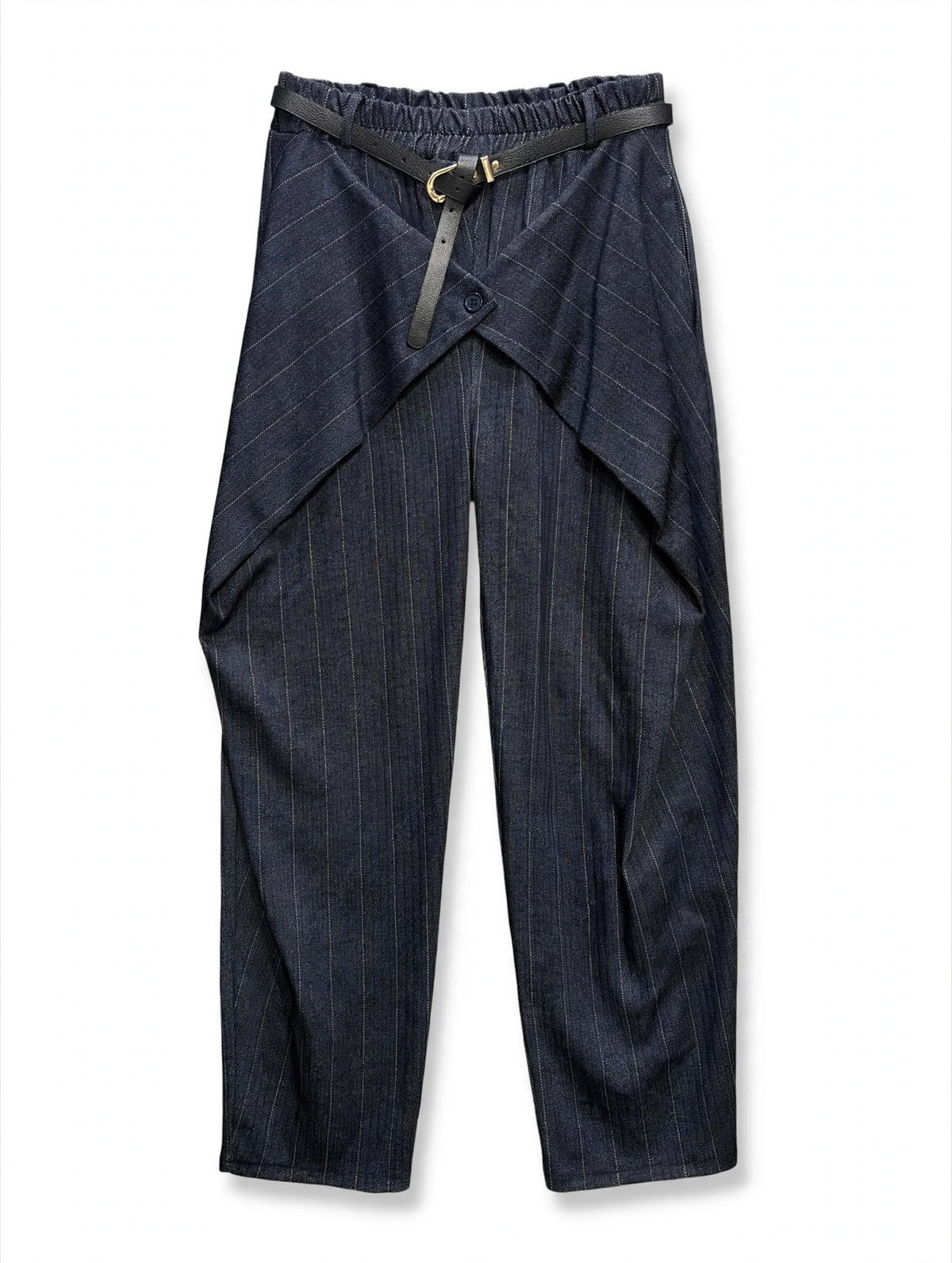 COORDINATO GESSATO BLU NAVY
