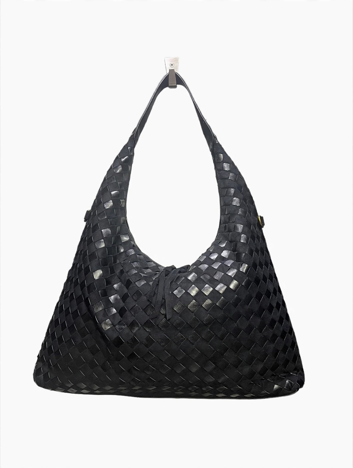BORSA IN ECOPELLE INTRECCIATA