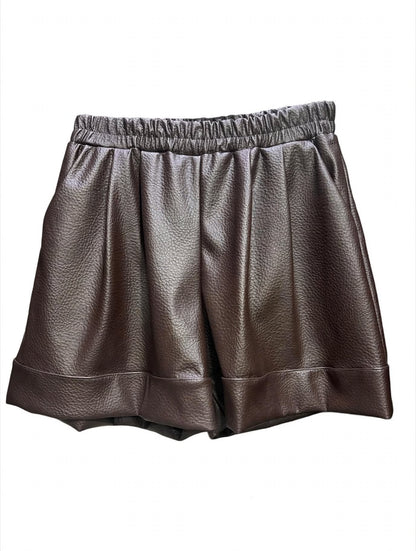 Shorts in ecopelle