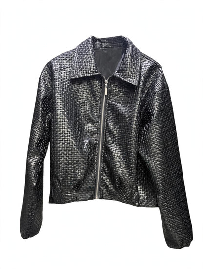 GIACCA BOMBER ITRECCIATA