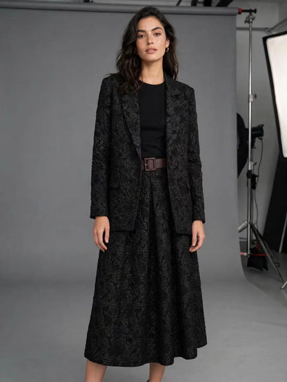 BLAZER JACQUARD FLOREALE