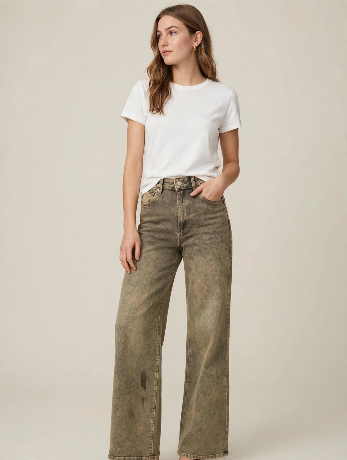 JEANS WIDE LEG