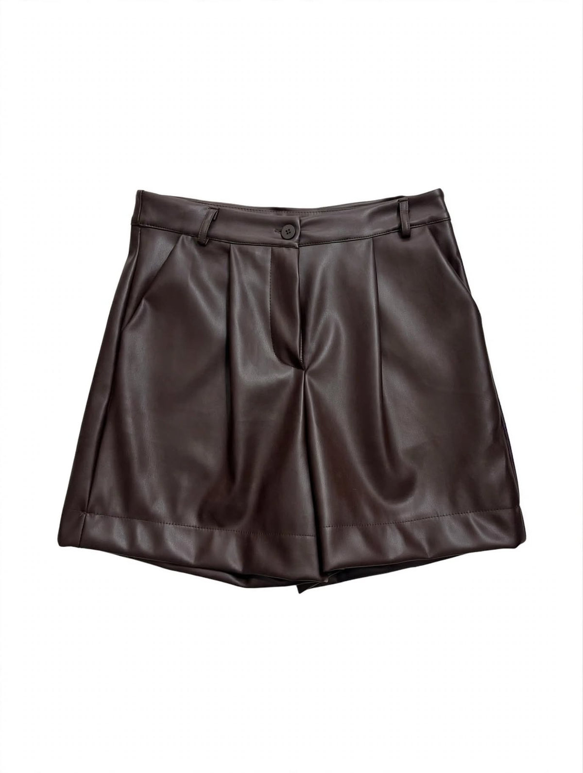 Shorts in Ecopelle - Vita Alta