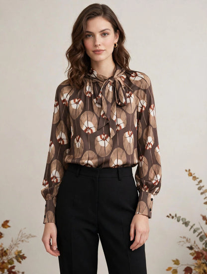 CAMICIA STAMPA GEOMETRICA