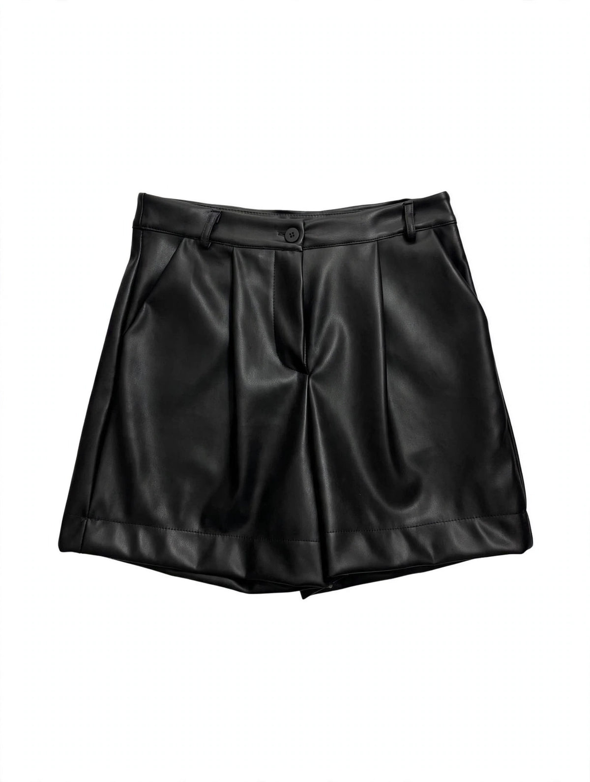 Shorts in Ecopelle - Vita Alta