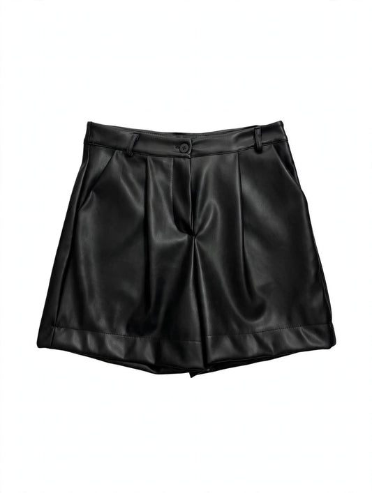 Shorts in Ecopelle - Vita Alta