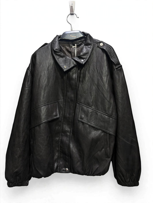 Bomber Oversize in Ecopelle